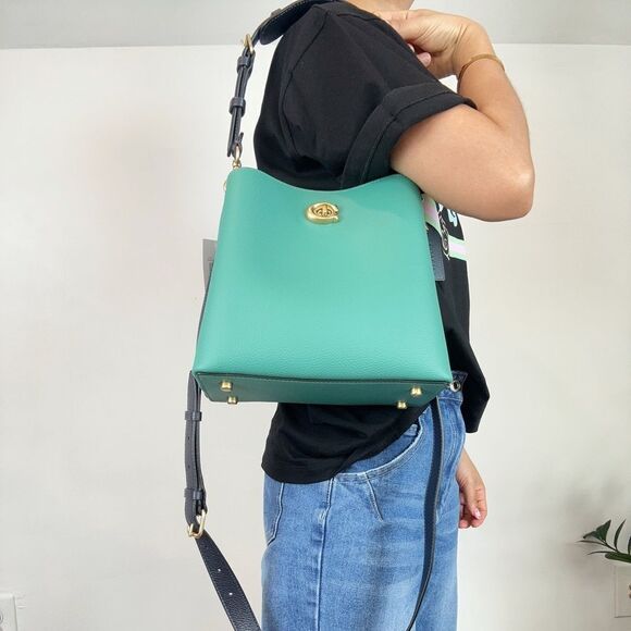 NWT Coach Willow Bucket Bag In Colorblock‎ - Picture 12 of 14